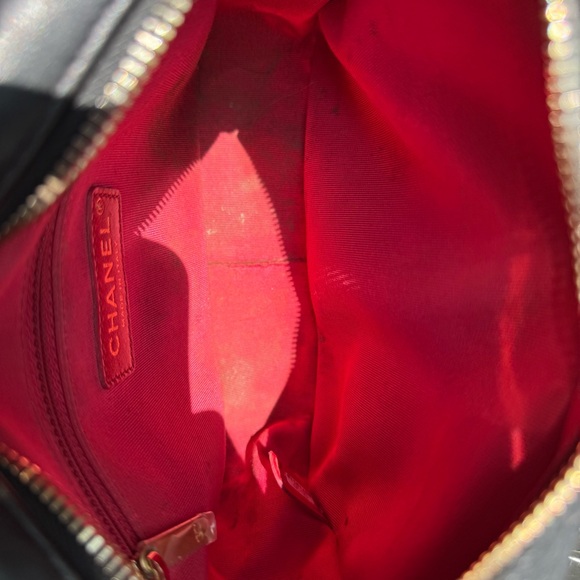 Chanel Quilted Enchained Logo Camera Bag in Black - Picture 7 of 12